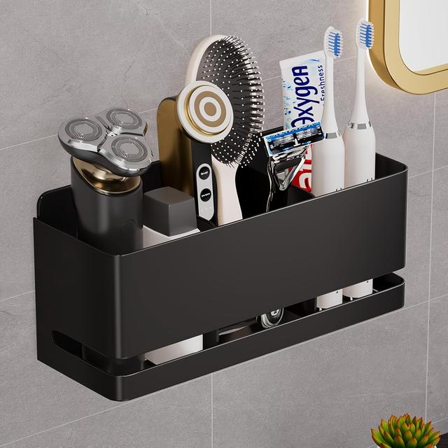 TEMU Electric Toothbrush Holder - Bathroom Wall Mounted Toothbrush Holder, Razor Holder For Shower