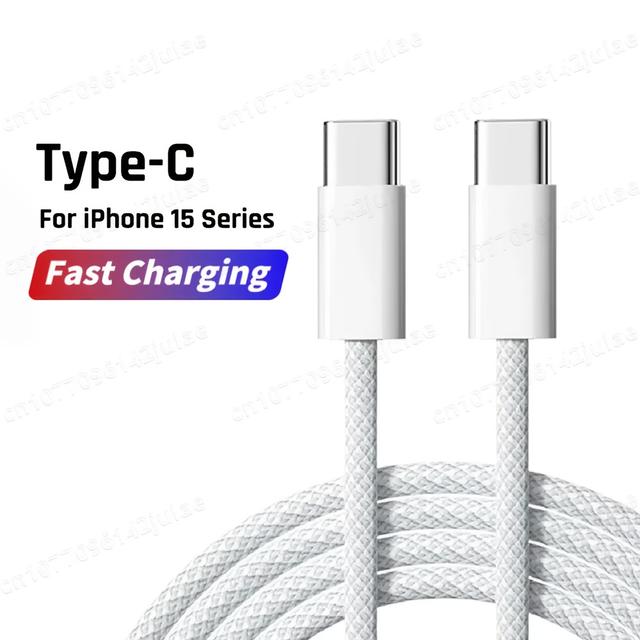 TEMU Eredeti PD 60W Gyorstöltő USB C - C Type Kábel, Alkalmas Apple for iphone 15/16/17 Pro MAX Gyorstöltéshez, Alkalmas for samsung S24 Xiaomi Kábelhez,
