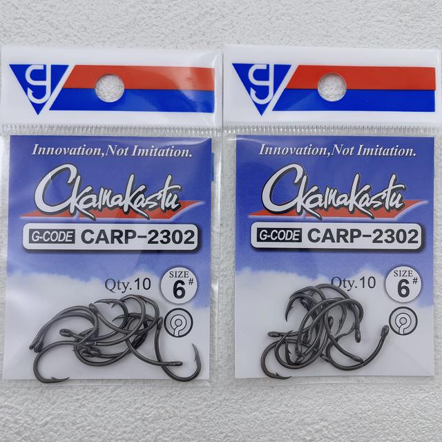 TEMU 20pcs/2packs Black Hole Sea Fishing Hooks, High Carbon Hooks