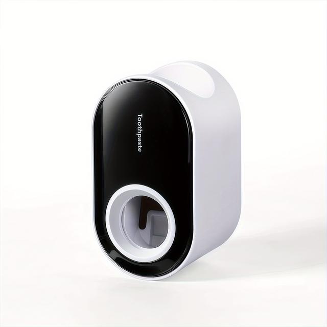 TEMU 1pc Automatic Toothpaste Squeezer, Wall-mounted Toothpaste Dispenser, No-drill Toothpaste Squeezer, Lazy Tool, Detachable And Washable, Precise Toothpaste Dispensing,