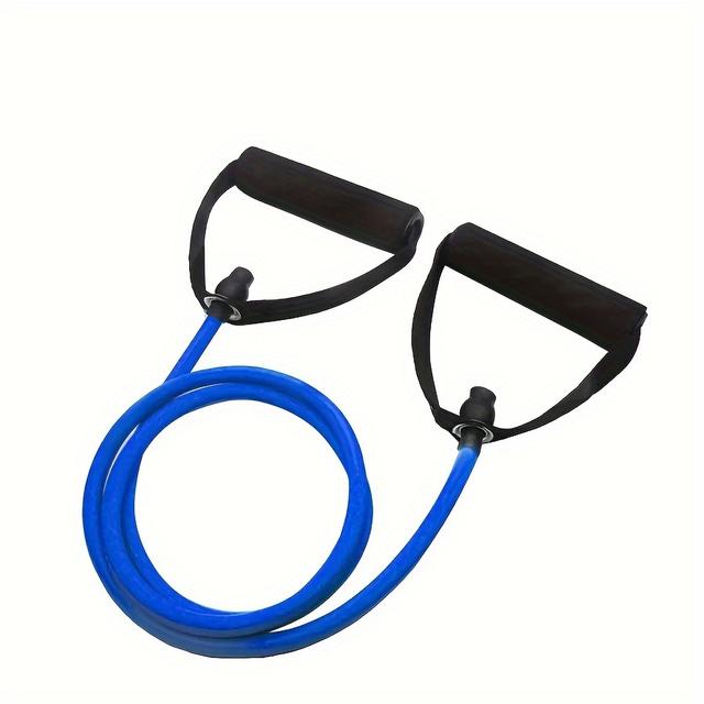TEMU 1pc/2pcs/3pcs/4pcs Yoga Resistance Bands With Handles, Fitness Stretching Rope, For Home Workouts And Strength Training, Pilates, Body Shaping