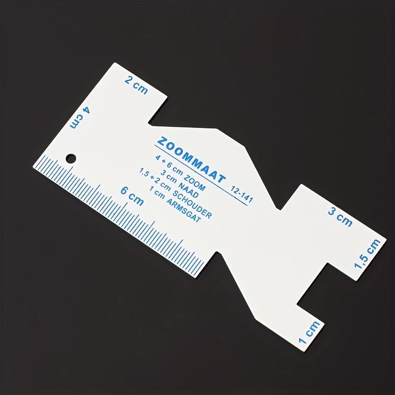 TEMU Precision Seam Gauge, Metal Quilting Ruler, Template, Sewing Ruler For Sewing, Quilting, Craft Tools, Accessories