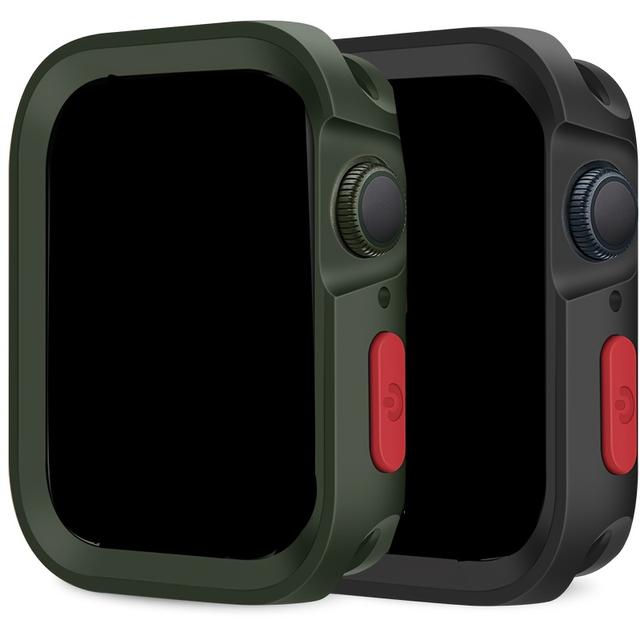 TEMU Este set incluye dos fundas de reloj de TPU suaves y agradables , con recortes precisos para una fácil instalación. Son compatibles con los modelos de Apple Watch 9/8/7/6/5/4/SE.