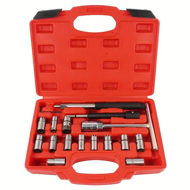 TEMU Juego de Cortadores de para Inyectores de 17 Piezas para Motores CDI