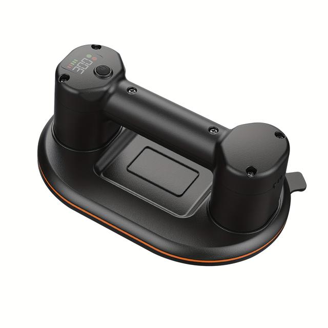 TEMU Heavy-duty Vacuum Lifter With A 300kg Load Capacity, Designed For Lifting Granite, Tiles, And Glass Using A Smart Display Suction Cup.