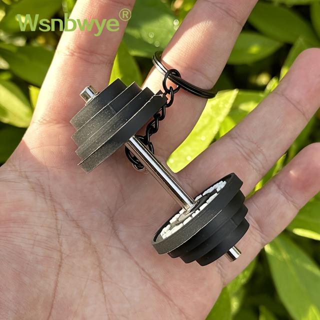 TEMU Black Trendy Versatile Sports Pendant Fashion Accessory Set For Backpacks, Suitable For Outdoors And Travel Men's Keychain