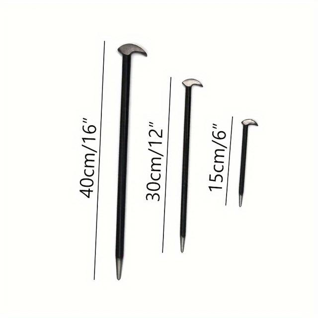 TEMU Rolling Head Pry Bar Set 6/12/16 Inch For Automotive Machinery & Prying