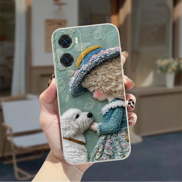 TEMU غطاء هاتف محمول لهواتف OPPO A15 A15S A16 A17 A38 A57 A57S A58 A74 A78 A79 A98 5G بتصميم كرتوني وغطاء هاتف ناعم مسطح-TC0323