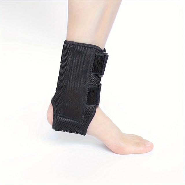 TEMU Ankle Brace With Compression Straps And Elastic Foot Sleeve. - Supportive Ankle Protector That Adheres , Offers And . Suitable For Ankle Support During Sports And Foot Protection In Fitness.