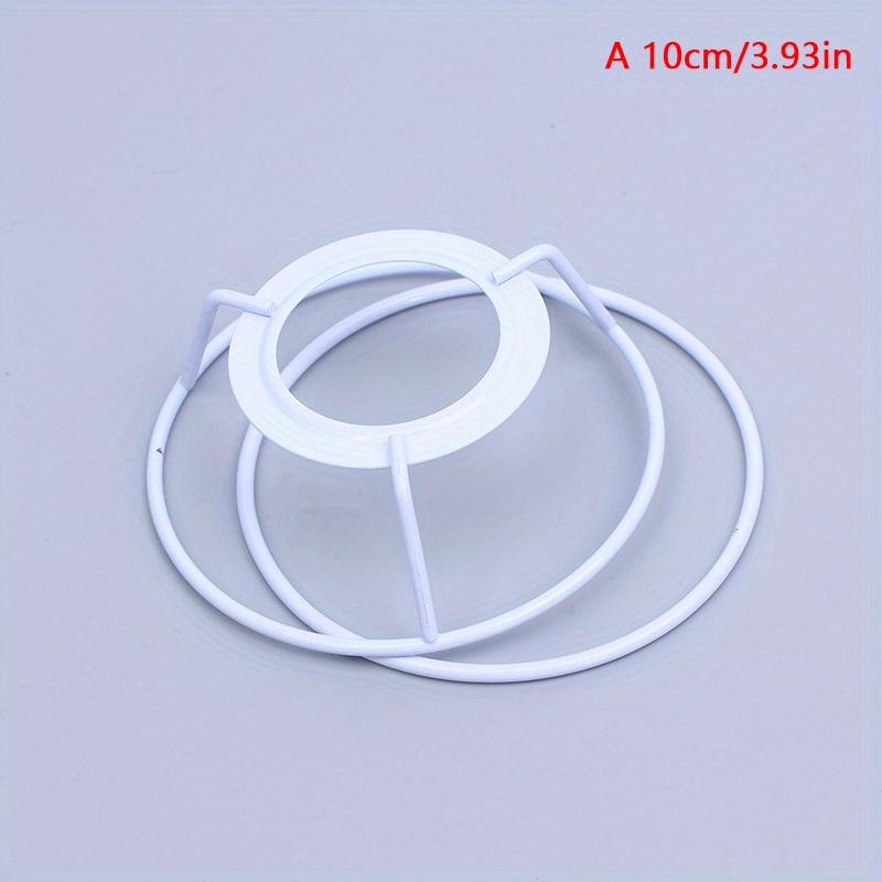 TEMU 1set Cylinder Vintage Lampshade Lamp Iron Lamp Frame Shade Accessories For E27 Lamp Socket Chandelier