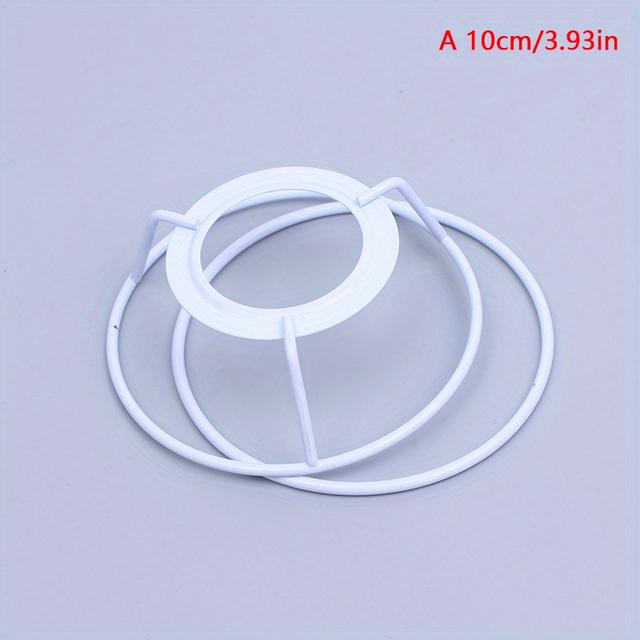 TEMU 1set Cylinder Vintage Lampshade Lamp Iron Lamp Frame Shade Accessories For E27 Lamp Socket Chandelier