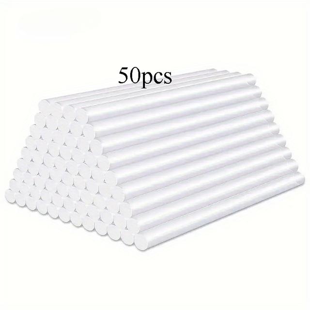TEMU 50pcs Clear Hot Melt Glue Sticks, Compatible With Most Hot Melt Glue Guns – For Art, Craft, And Projects – Suitable For All Ages – Great Gift For Crafters And Enthusiasts