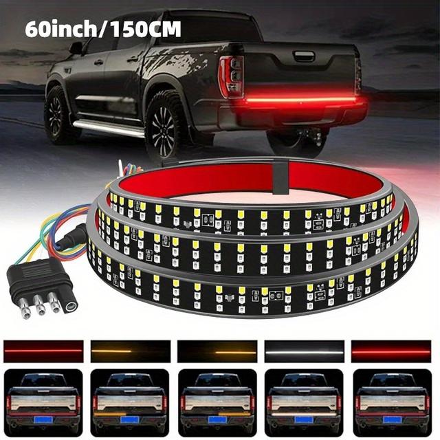 TEMU 1 Stück 60Zoll/48Zoll LKW Lichtleiste LED-Streifen für Pickup SUV Vollfunktion Lampe Autozubehör 12V PCCDOW