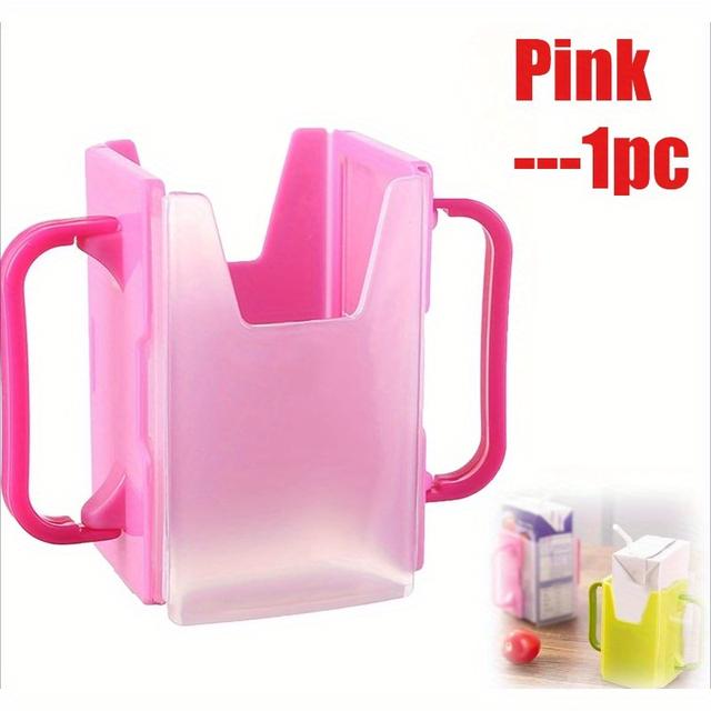 TEMU A Portable Drink Holder For Home, Car, Or Travel, Featuring An Anti-squeeze Cup Holder, Adjustable Milk Cup Holder, And Juice Box Holder