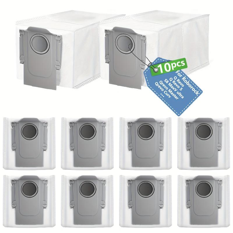 TEMU 10pcs For Vacuum Cleaner Dust Bags, Large Capacity, Compatible Replacement Accessories, Plastic & Cloth Material, For / S/ Pro/ Master/ / Slim/ S8 Maxv Ultra