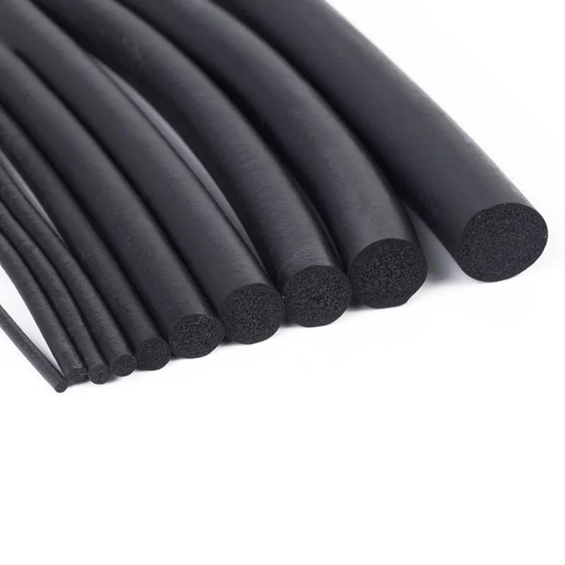 TEMU 1-3 Meters Foam Rubber Weatherstrip, Round Epdm Rubber For Gasket, Warehouse, Pads, Foam Tubing, Crafts