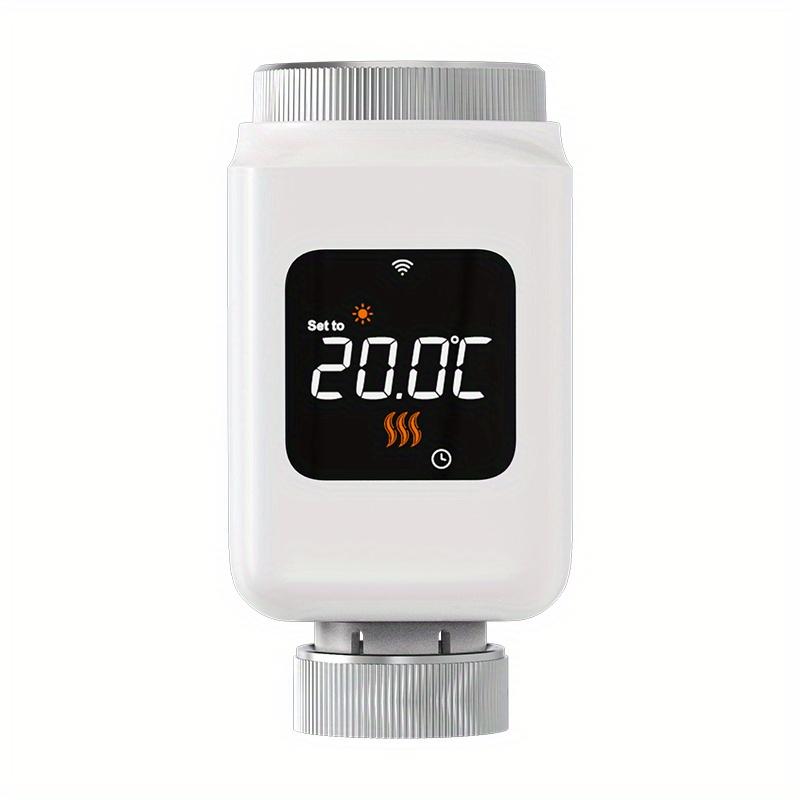 TEMU Smart Zigbee Thermostatic Radiator Valve Zigbee Trv Wifi Radiator Heating Thermostat Home Alice