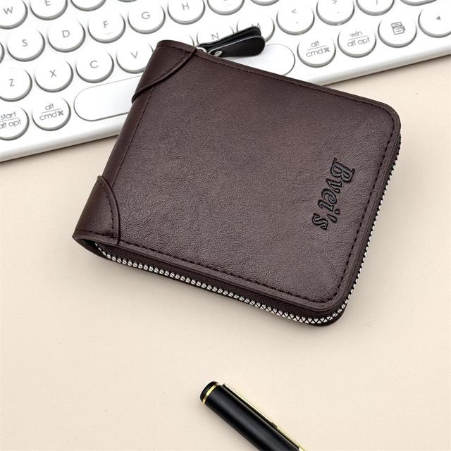 TEMU กระเป๋าสตางค์ผู้ชายใหม่ 1 ชิ้น แบบสั้น สไตล์เก๋ไก๋ ออกแบบอเนกประสงค์ เหมาะเป็นของขวัญมืออาชีพสำหรับผู้ชาย ที่ใส่บัตรในกระเป๋า