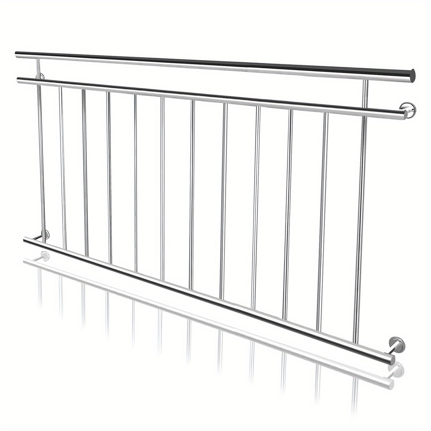 TEMU Edelstahl Geländer für Balkone, Treppen und Terrassen, für Sicherheit und Schutz