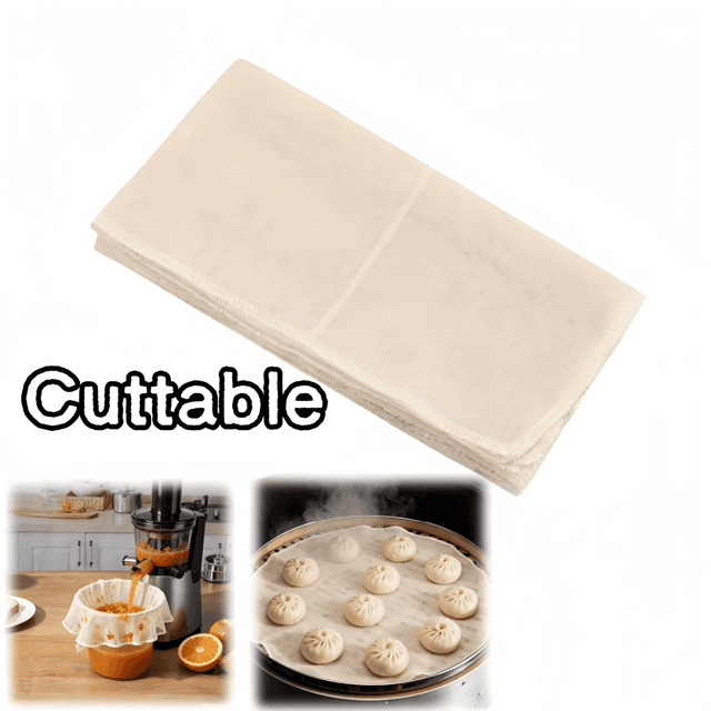 TEMU 500 Mesh Natural Cheese Cloth, Washable, With Fixed Edges, Cuttable, Ideal For Making Yogurt, Baking, And Cheese Production, Durable And Long-lasting, A Must-have Kitchen Essential