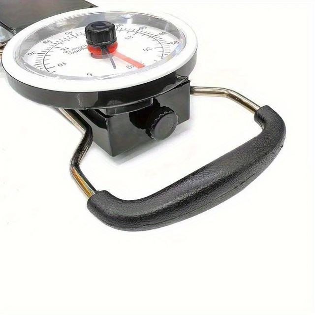 TEMU 1個 耐久性ABSポータブル、最大35kg/80lbs ユニット、高精度機械式手動、家庭用計量ツール、コンパクトな荷物計量ツール、読ディスプレイ、電池不要、家庭、キッチン、ジム、旅行、釣り、キャンプに最適