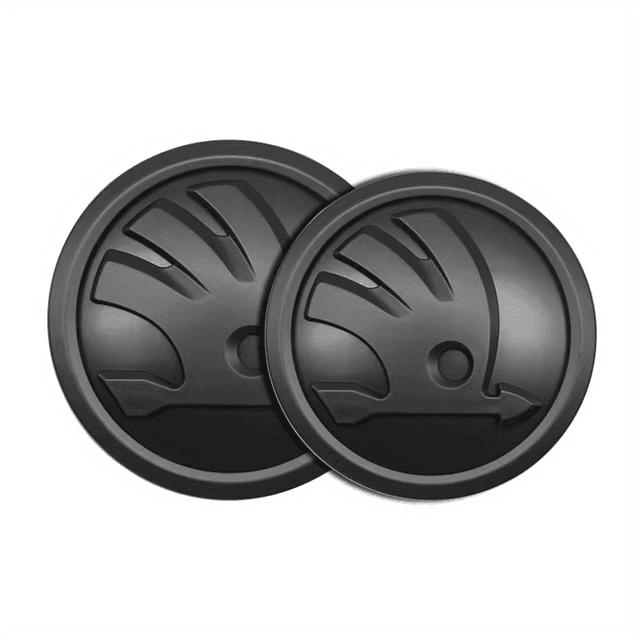 TEMU Set Of 2 Stickers: 90mm/ 3.54 Inches And 80mm/ 3.15 Inches For Octavia Ii, A5, A7, , , , , Superb Vrs Car Trunk Badges