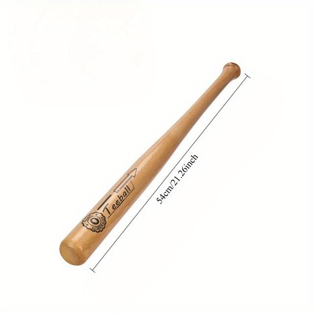 TEMU de Baseball en Bois , Bâton pour Softball - Durable et Adapté aux Débutants Adultes qu'à l'Entraînement Sportif Extérieur dans Plusieurs Tailles