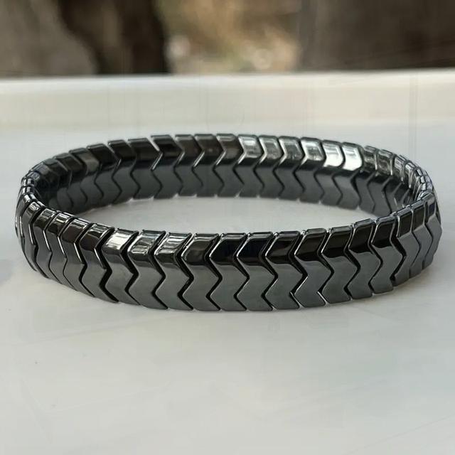 TEMU 1 Pulsera | Pulsera de Hombre Estilo Boho de Piedra Natural con Acero Inoxidable 304 Chapado en Oro de 18K