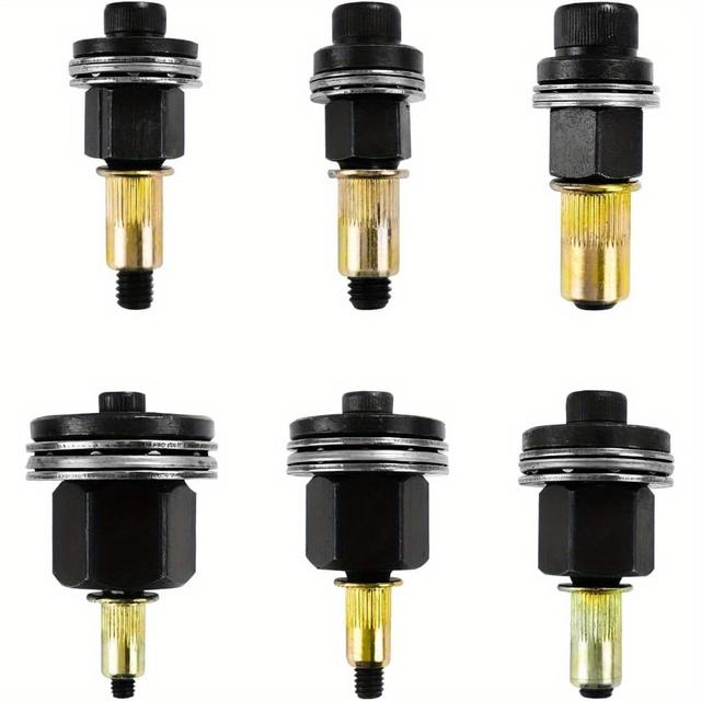 TEMU Conjunto de 6 porcas de , conjunto de rebites, partes de porcas intercambiáveis, porcas de M3-M4-M5-M6-M8-M10, de , porcas retráteis, manual de