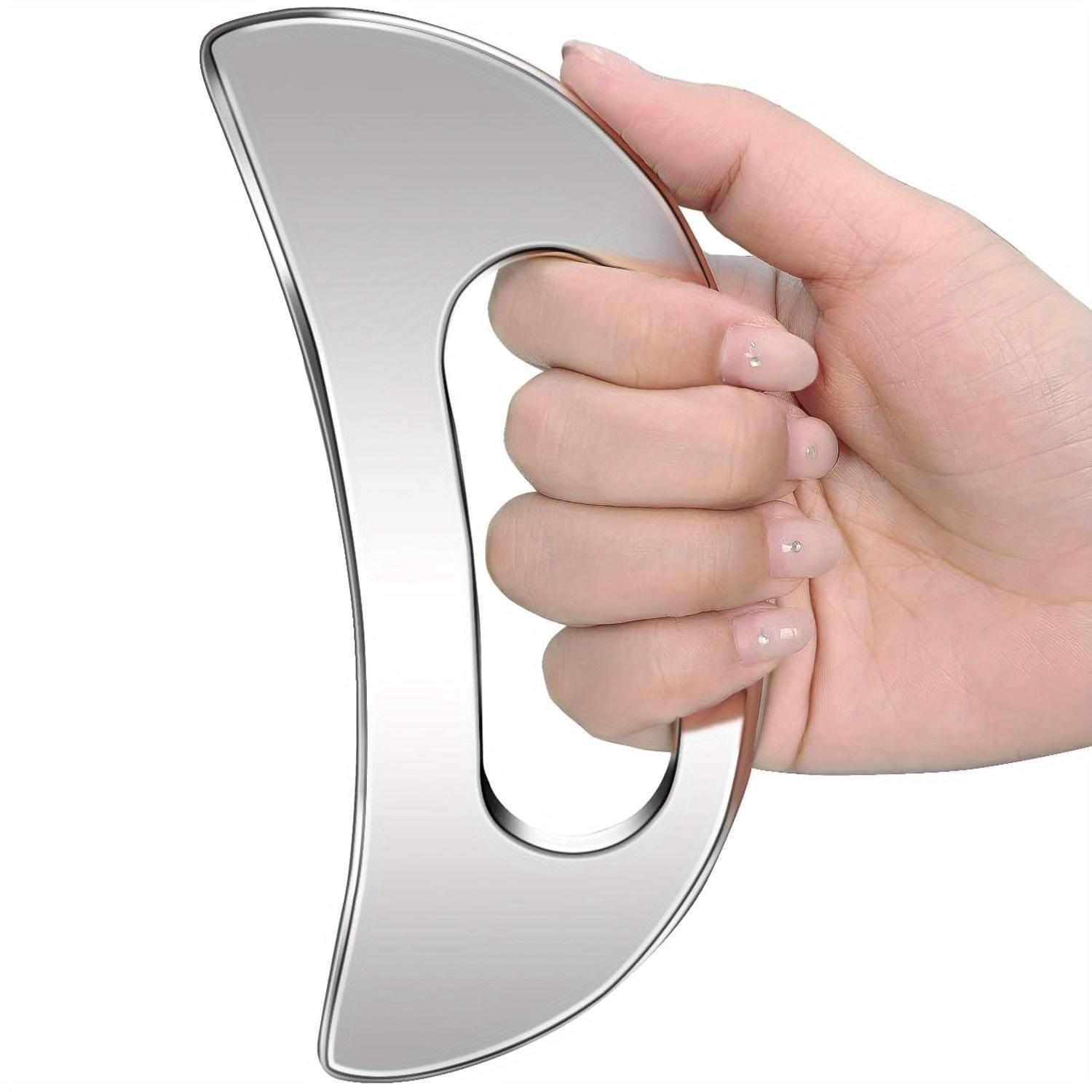 TEMU Stainless Steel Gua Sha Tools - Massage Scraping Tool For Soft Tissue , Massage Tool For Back, Legs, , Shoulder