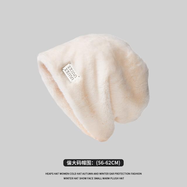 TEMU 女性用ファースラウチハット フェイスカバー付き - 冬用暖かいプラッシュ防寒フィッシャーマンハット 大きめ頭囲対応 産後・避妊・オール使用 フィット感抜群 通気性抜群 ファー (手洗い専用) アニメテーマ