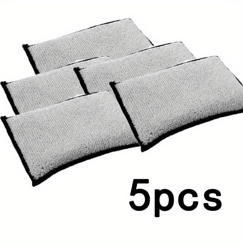 TEMU 5pcs Double Side Car Interior Scrubbing Sponge For Leather Interior Car Wash Pad Car Microfiber Scrubbing Sponge