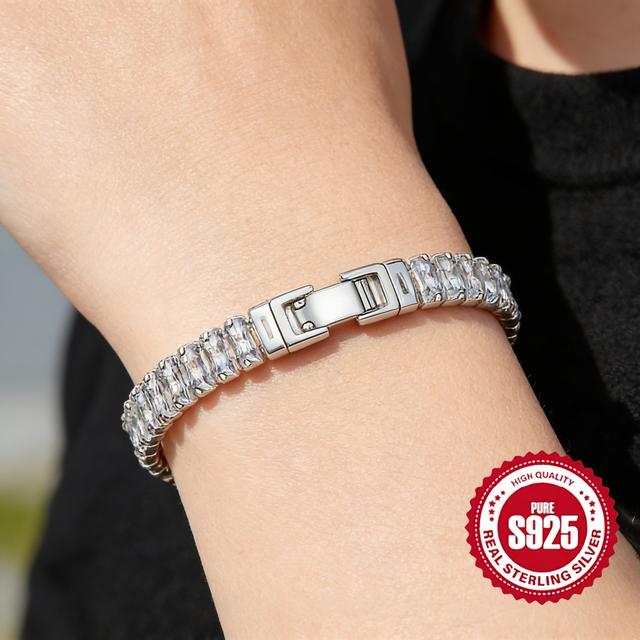 TEMU 925 Sterling Silver | Genuine Shiny Jewelry For Daily Wear & (ships From Canada) - Sophisticated Gift For Women