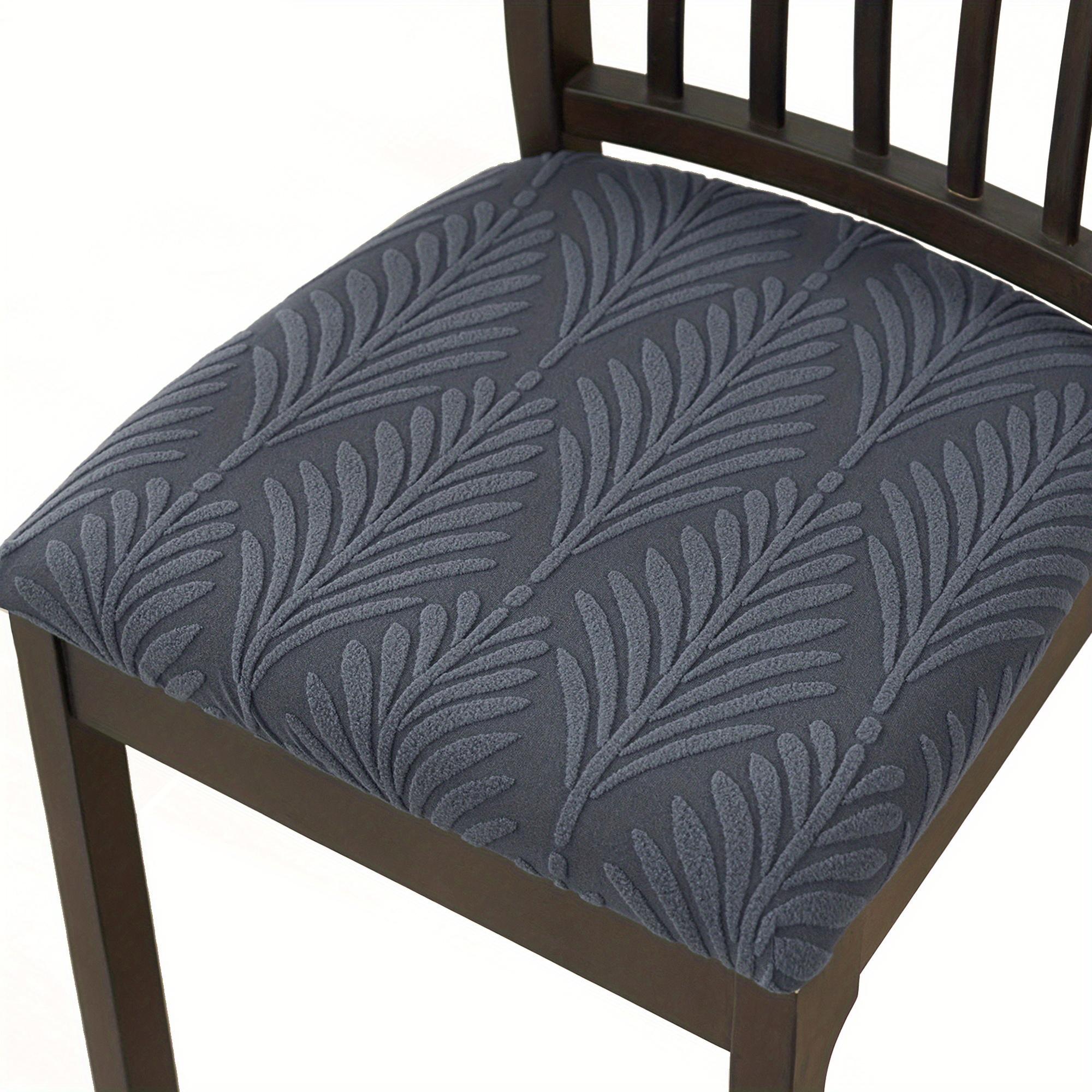 TEMU Fundas de lujo jacquard para mesa y sillas | Protectores elásticos ajustados de felpa para muebles, ideales para mesa de comedor, sillas - Decoración elegante, cubierta duradera