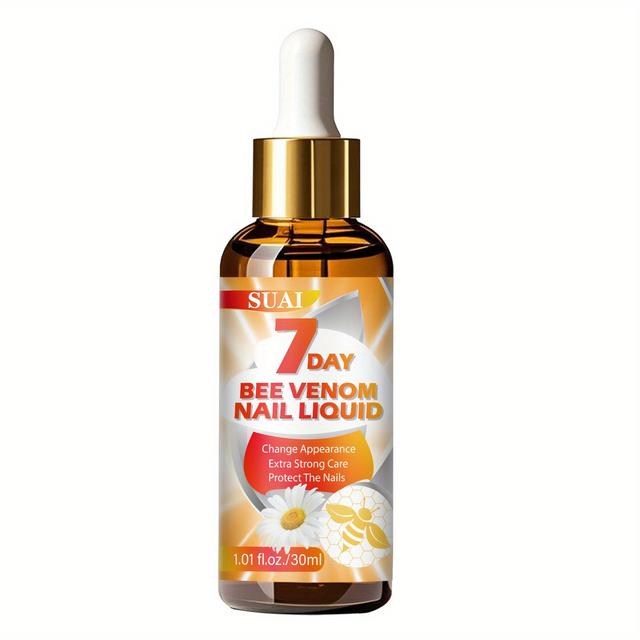 TEMU 7 Venom Toenail Care Serum: Nail Care Serum Solution For Toenail Or Fingernail - Strong Care Serum For Control, For Misshapen Nails, Results In Days, Safe For Types - 30ml