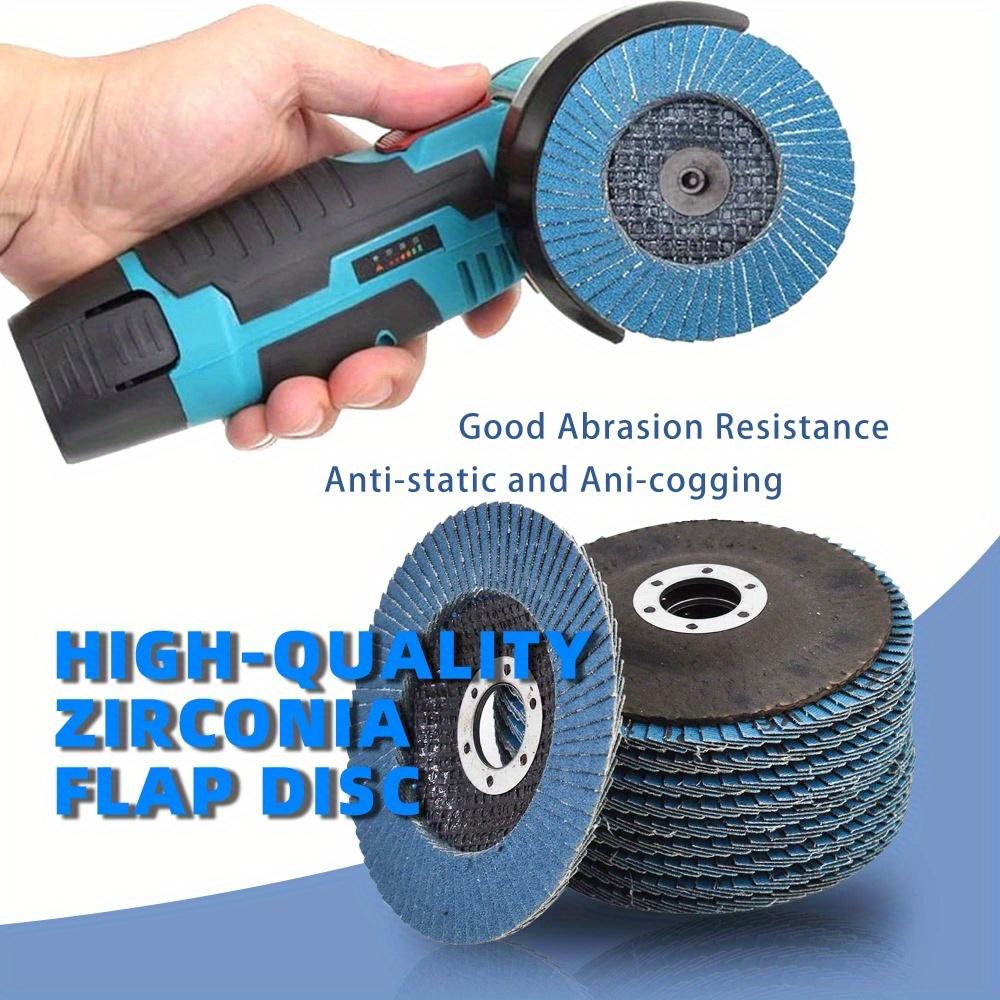 TEMU Grinding Wheel 10pcs 4.5'' × 7/8'' 80 Grit T29 Premium Zirconia Flap Disc Sanding Grinding