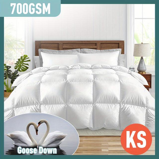 TEMU Goose Down Duvet Quilt 700gsm Duvet Winter Summer Quilt