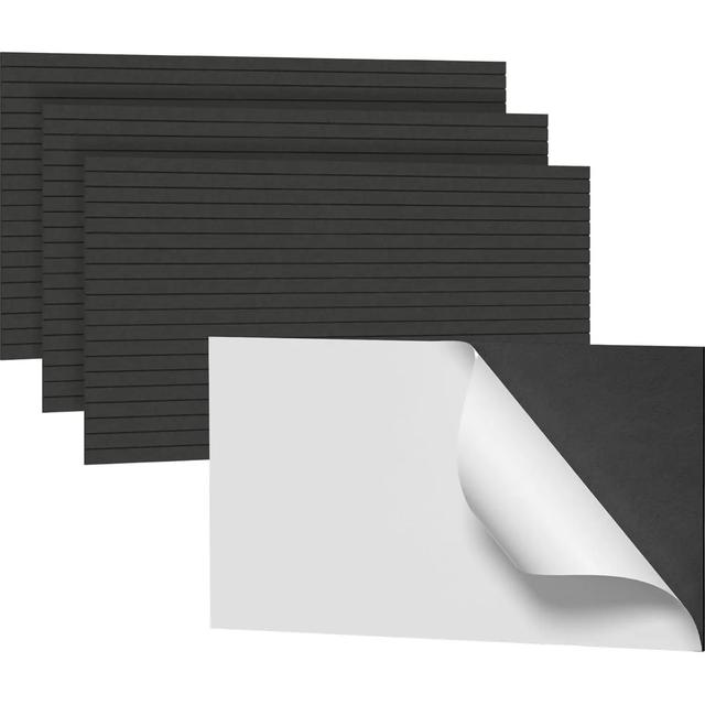 TEMU 4x Acoustic Panels Self-adhesive 120x60cm Polyester Fiber Made Of Soundproof Wall Panels For Studio, Recording Studio And Bedroom