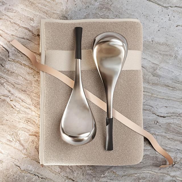 TEMU Set Of 2 Stainless Steel Facial - Unscented, Battery-free, Reusable Facial And Eye Massager - Beauty Tool Accessory