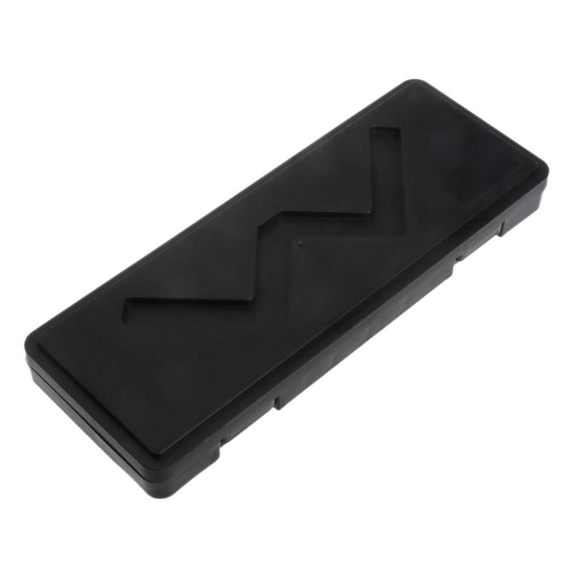 TEMU Compact Black Storage Case For 6-inch Digital Vernier Caliper - Durable Pp Material, Portable Design