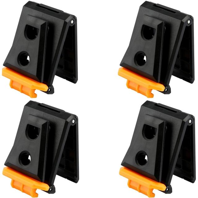 TEMU 4 Stück Schnellverschluss-Gürtelclip, ABS + Metall Hochleistungs-Schnalle, Kompatibel mit TOU-CT Serie Werkzeugsets, Geeignet für Elektriker/ andere professionelle Anwendungen