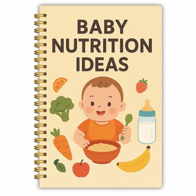 TEMU 1pc Baby & - Spiral Notebook With Internal Plan Pages, Baby For Meal Tracking, Lists, Portion Suitable For Food Nutrition Matching, Baby Feeding Schedule