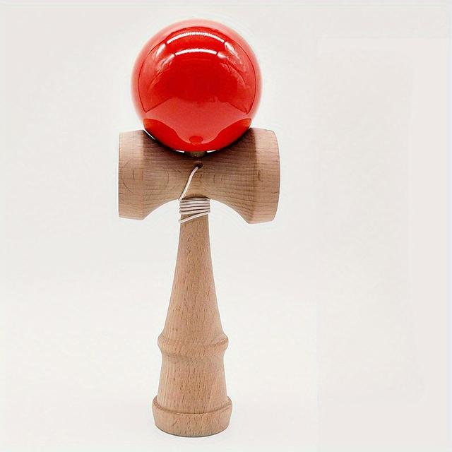 TEMU Premium Kendama - Hand Coordination And Balance Training Toy, Mixed Colors, Suitable For Beginners, Birthday Holiday Gift, Halloween Christmas Festival Present