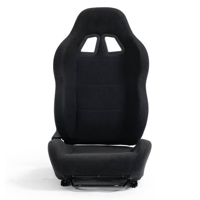 TEMU Siège de course Anman avec double verrouillage, tissu respirant et réglable adaptée à la plupart des de simulateur de course (support de volant non ).