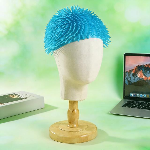 TEMU Spiky Ball Cap, Rubber Ball Hat, Spiky Bal L Headgear For Prank, Funny Spikyy Bal L On Head, Used For Women, Men, Party
