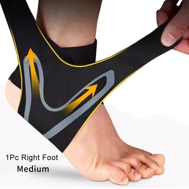 TEMU 1pc Ankle Support Brace, Elasticity Adjustment Foot Bandage, Sprain Prevention Fitness Band