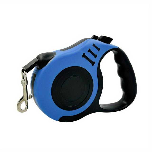 TEMU Automatic Reel - Durable Pvc, With Adjustable Length, Ideal For Small To Medium Dogs, Hand Wash Only, Reel|adjustable Length Leash|pvc Construction,