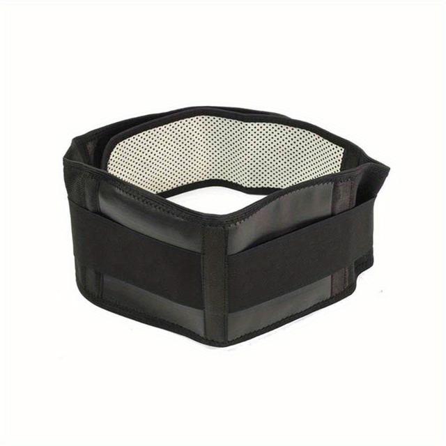 TEMU 1pc Lumbar Support Belt For Lower Back - Magnetic Waist Support With Heating Pads, Warm Back Aid For Men And Women, Comfortable For Daily Activities, Work, And Home Use
