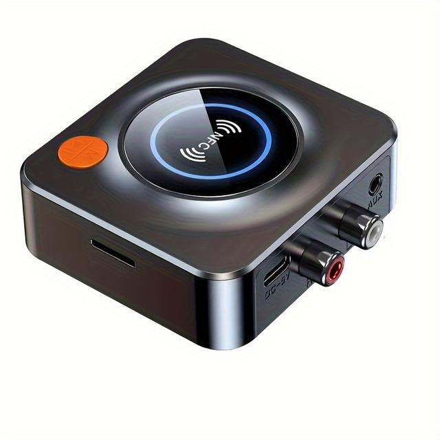 TEMU de Audio sin varillas 5.1 - Adaptador sin varillas para de Estéreo en Casa con NFC, Compatibilidad con AUX de 3.5mm, RCA y Ranura para Tarjeta TF, de Audio para Altavoces