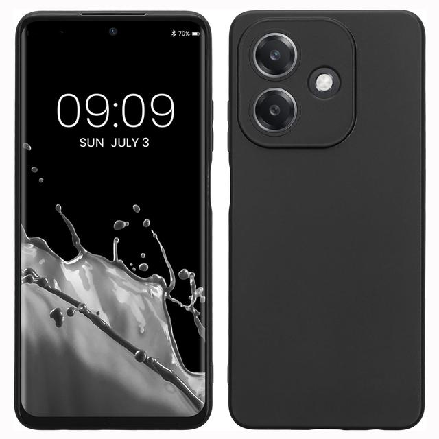 TEMU Phone Case: For Oppo A40 / A40m / A60 5g / Oppo A3 4g Case Slim Shockproof Flexible With Protection Black Matt Soft Protective Phone Case Cover